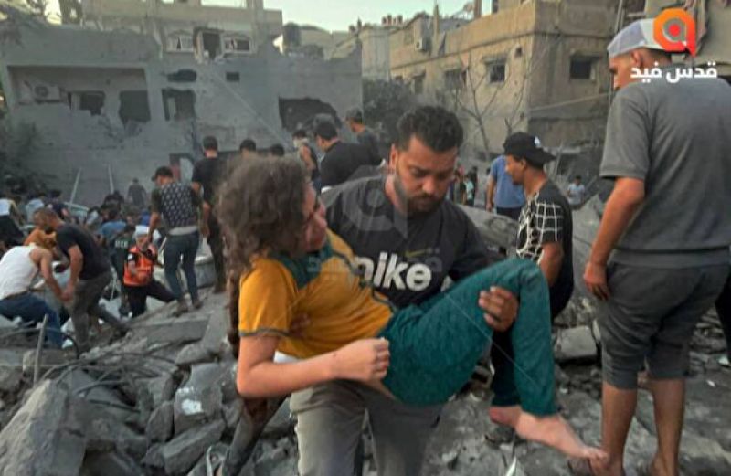 شش شهید و ۷۲ زخمی در حمله به اردوگاه الجدید غزه 
