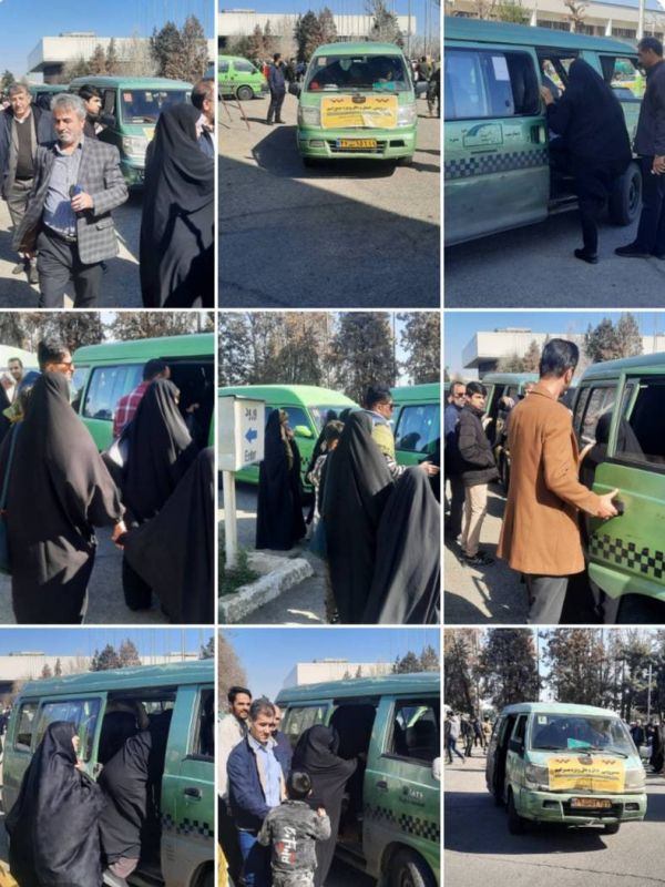 سازمان تاکسیرانی با ۲۵۰ ون تاکسی در حال سرویس‌رسانی به شهروندان در مراسم محفل قرآنی امام حسنی‌ها است
