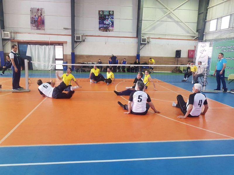 رقابت ۲۲ تیم والیبال نشسته مناطق ۲۲ تهران در منطقه 15