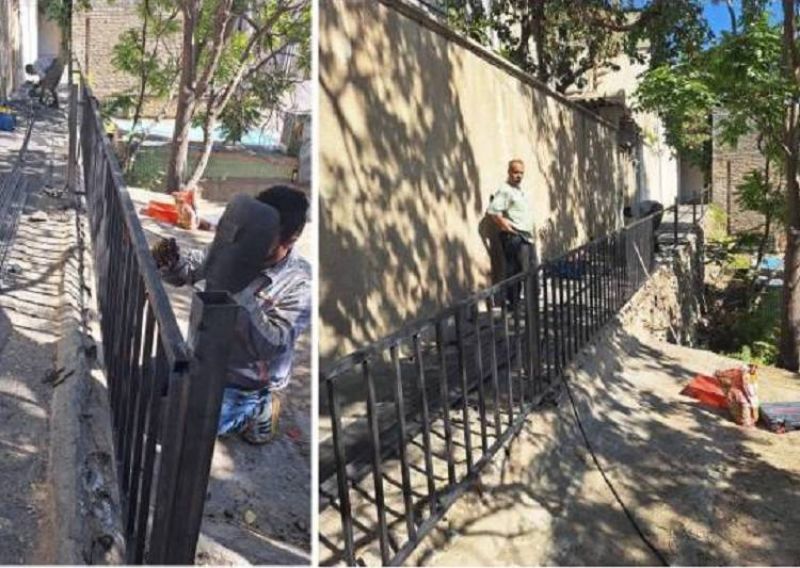 ایمن&zwnj;سازی و رفع خطر خیابان شهید محسن فرحزادی