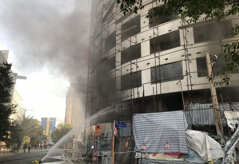 آتش سوزی هتل آسمان شیراز مهار شد