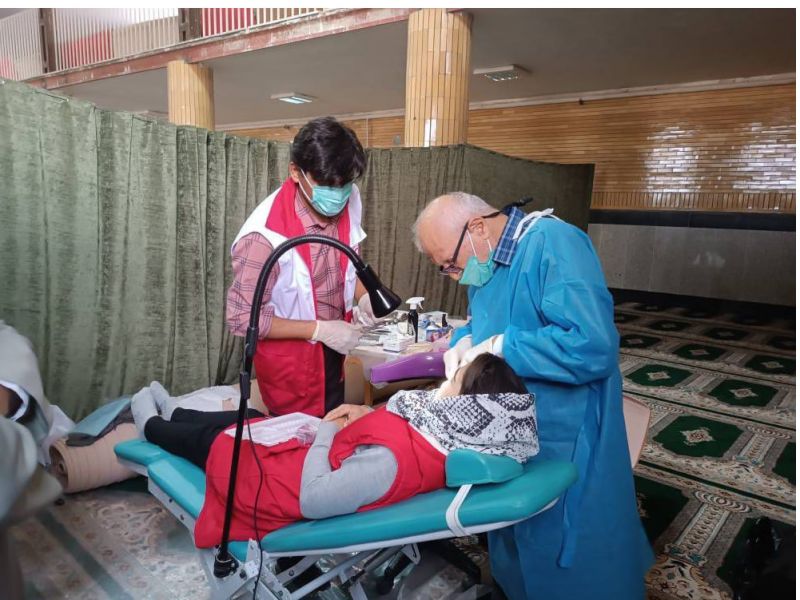 ارائه خدمات کاروان سلامت هلال‌احمر به 185 نفر در مناطق عشایر نشین بویین زهرا