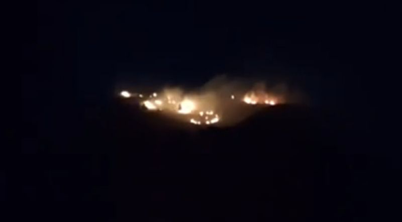  حمله هوایی دشمن آمریکایی به جنوب غرب تبریز