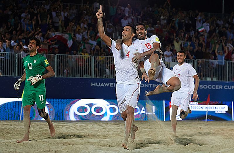  ساحلی بازان ایران قهرمان جام بین قاره ای شدند