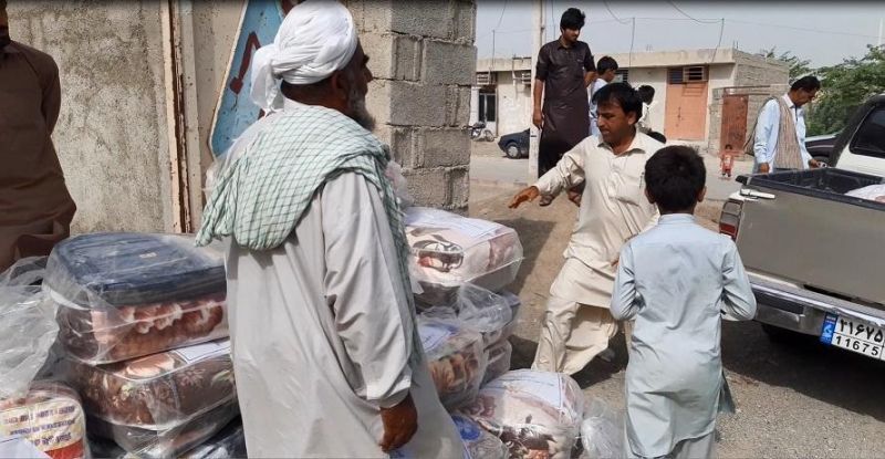  هدایای ارسالی به خانواده های محترم سیل زدگان در مناطق چابهار استان سیستان و بلوچستان