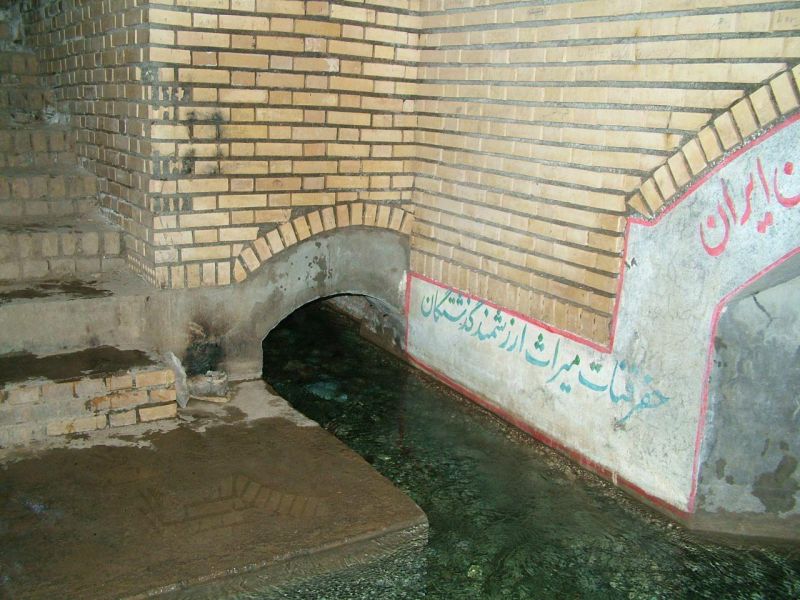  استفاده بهینه از قنوات شمال تهران  درآبیاری فضاهای سبز