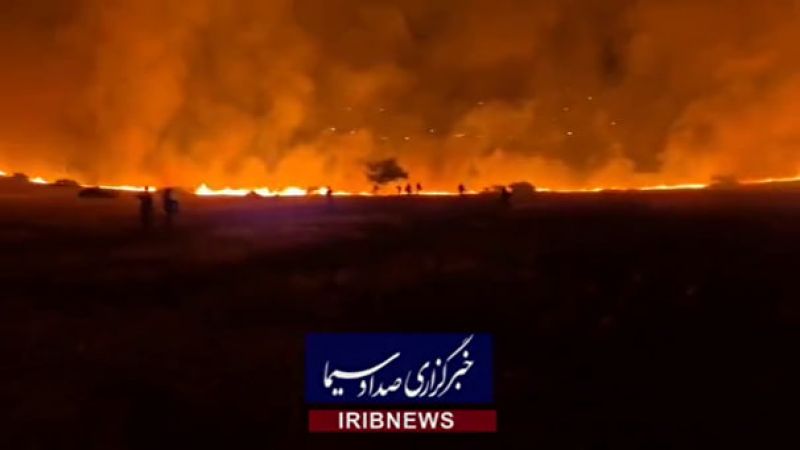 آتش&zwnj;سوزی در غرب قدس اشغالی و آوارگی ۱۰ هزار شهرک&zwnj;نشین 