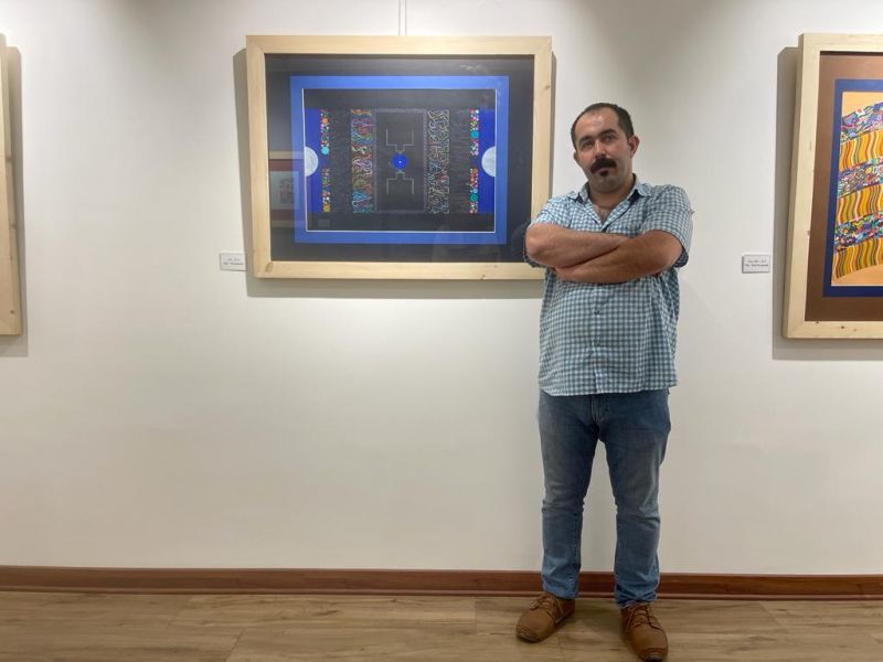 «نفس های قلم» حسن آبکار در گالری بهارک