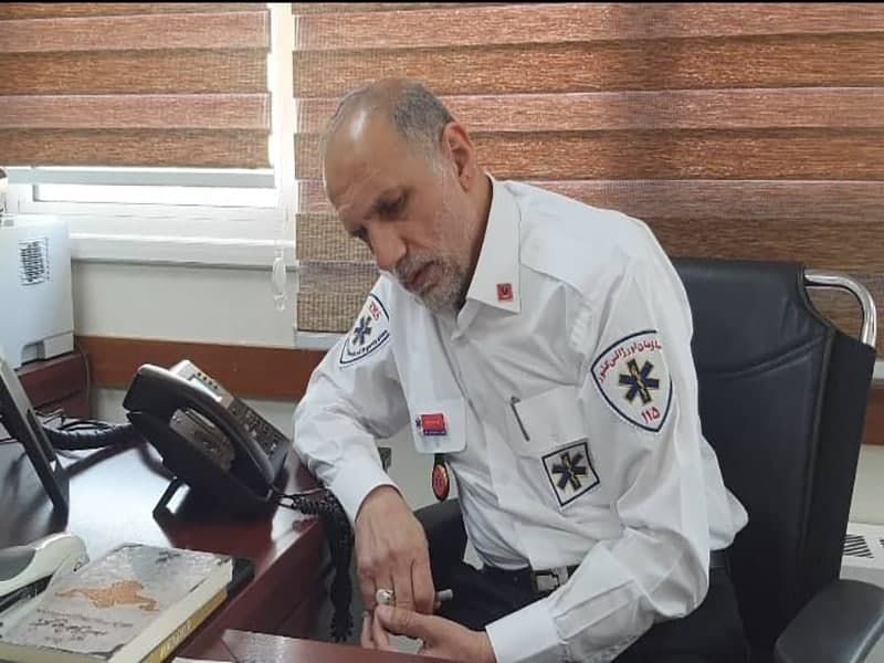 گفتگوی تلفنی رئیس اورژانس کشور با خانواده هادی غفاریان تکنسین مشهدی که عمل پیوند قلب انجام داد