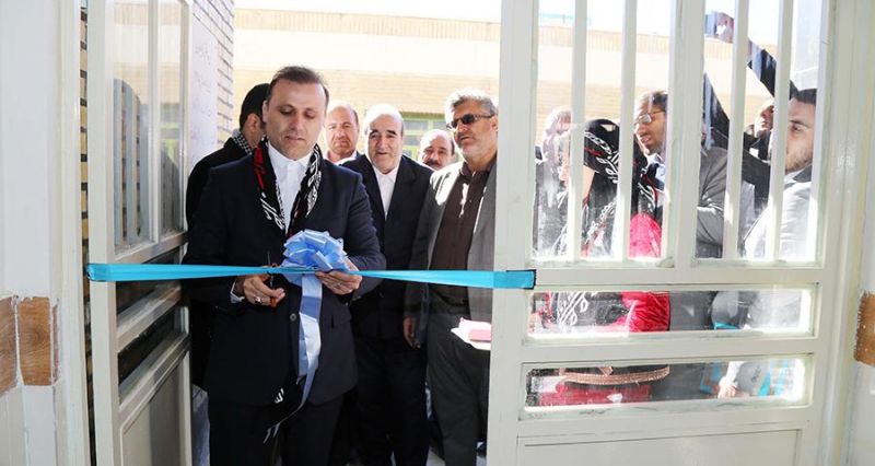 افتتاح ششمین مدرسه شهدای بانک دی در استان لرستان