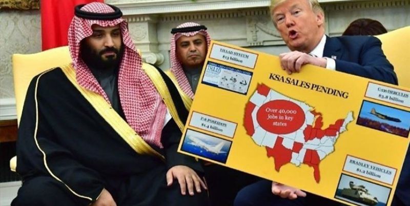 المیادین: ترامپ دنبال تصاحب نفت عربستان در برابر حمایت از سعودی‌هاست 