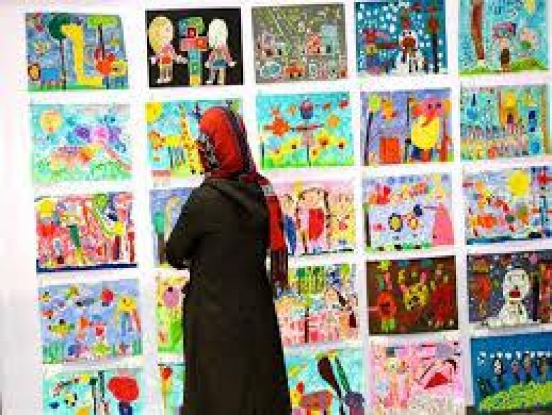 برگزاری همایش نقاشی کودکان اوتیسم در بوستان کودک منطقه 2