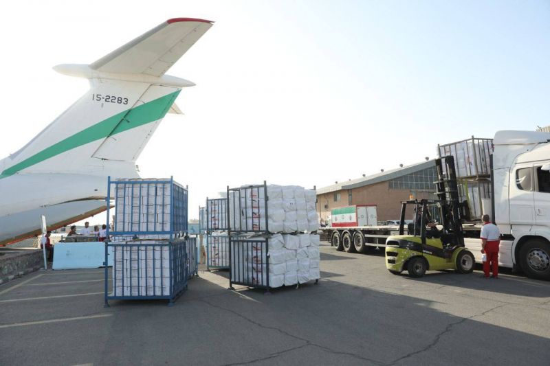 ارسال محموله ۴۰ تنی اقلام بشردوستانه امدادی به لیبی 
