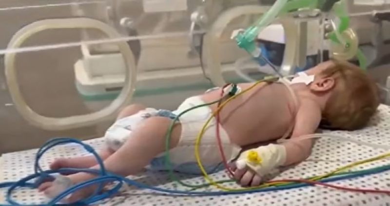 جان نوزادان بیمارستان غزه با نبود سوخت در خطر است 