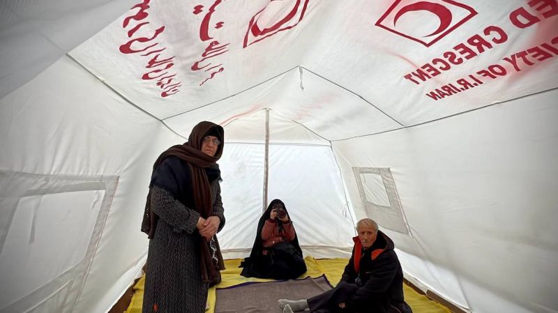 تشریح آخرین اقدامات هلال‌احمر در خوی: برپایی ۲۱ اردوگاه اسکان اضطراری و اسکان بیش از ۱۸ هزار و ۷۰۰ زلزله‌زده