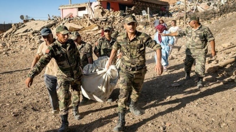 آمار کشته‌های زلزله مراکش از مرز ۲۱۰۰ نفر عبور کرد 