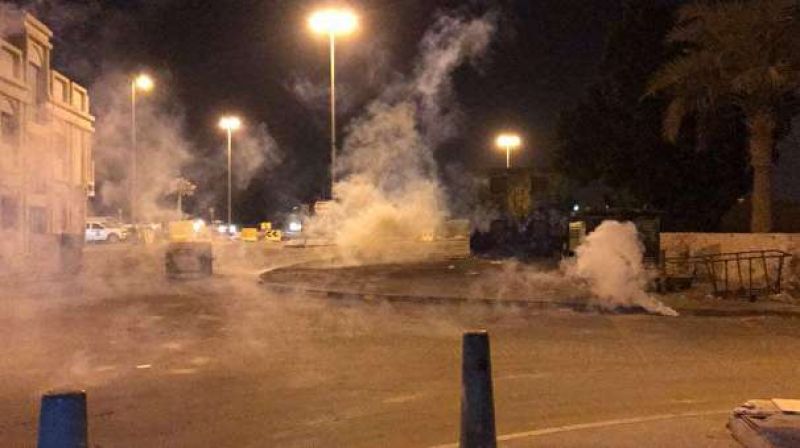 یورش مزدوران آل خلیفه به مردم بحرین