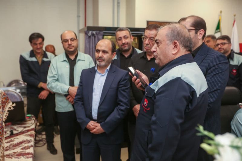 افتتاح سه پروژه ذوب آهن اصفهان توسط وزیر تعاون كار و رفاه اجتماعی