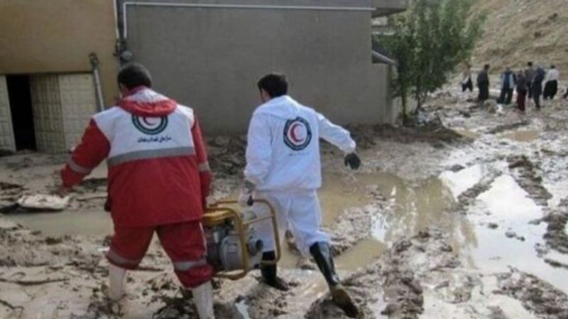 ریزش 12 منزل مسکونی درخوزستان براثر باراش باران