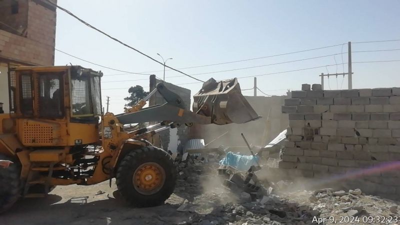 رفع خلاف 532 متر مربع  و جمع آوری 68 مورد کرکره ساخت و سازهای غیر مجاز در منطقه 19