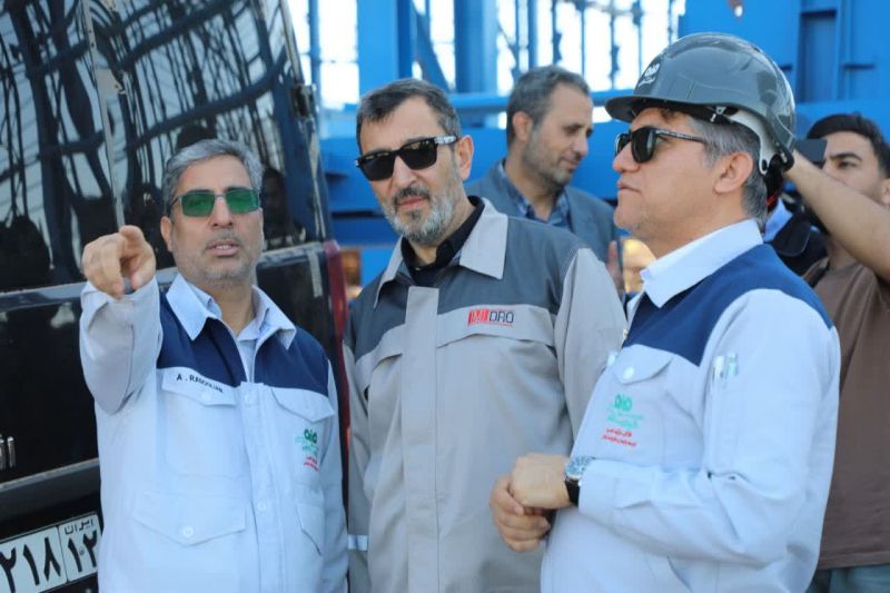 بازدید عیدانه دکتر سمیعی نژاد از فولاد سنگان 
