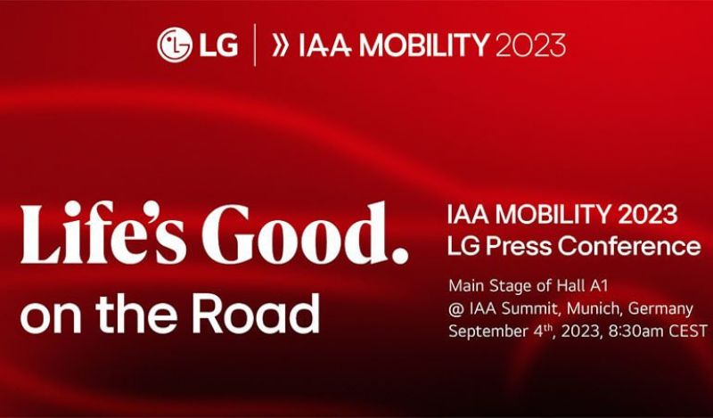 ارائه چشم‌انداز ال‌جی در صنعت حمل و نقل توسط مدیرعامل این شرکت در کنفرانس خبری IAA MOBILITY 2023