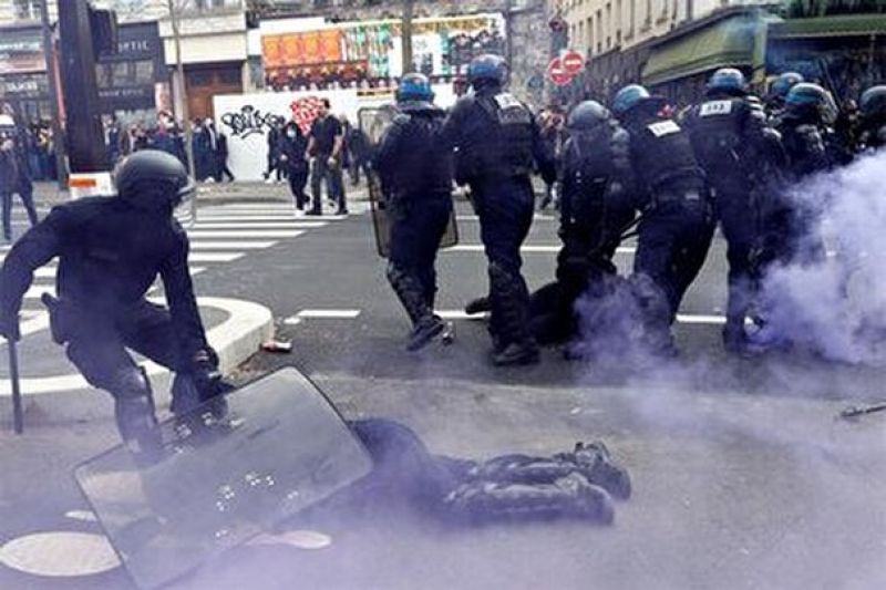 اعتراض‌ها در فرانسه به سوئیس و بلژیک کشیده شد 