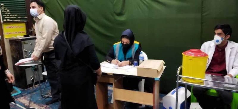 اجرای واکسیناسیون کرونا در مساجد منتخب منطقه 19