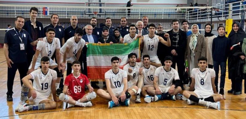راه‌یابی‌ دانش‌آموزان ایران به جمع چهار تیم برتر والیبال جهان 