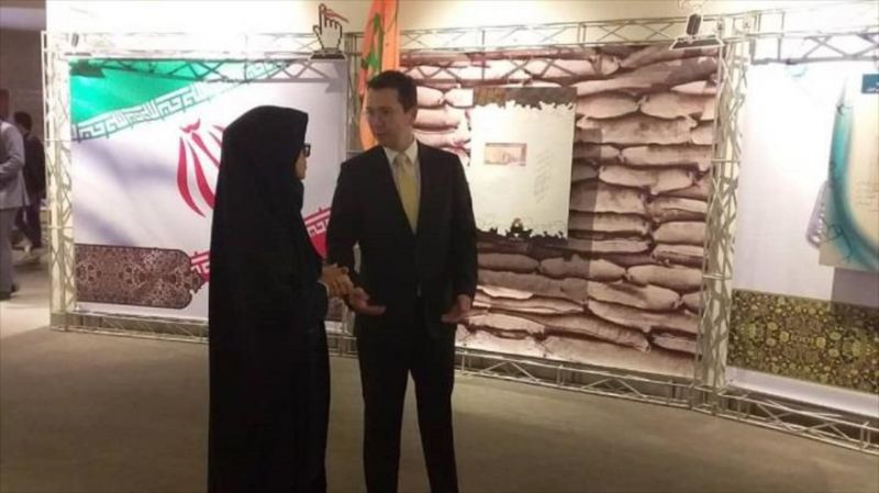 بازدید دبیر اول سفارت سوئیس در ایران از نمایشگاه ملی دستاوردهای چهل سال انقلاب اسلامی 