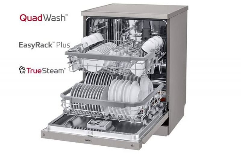 شستشوی سریع و بهداشتی ظروف با فناوری های نوآورانه ماشین ظرفشویی QuadWash ال‌جی