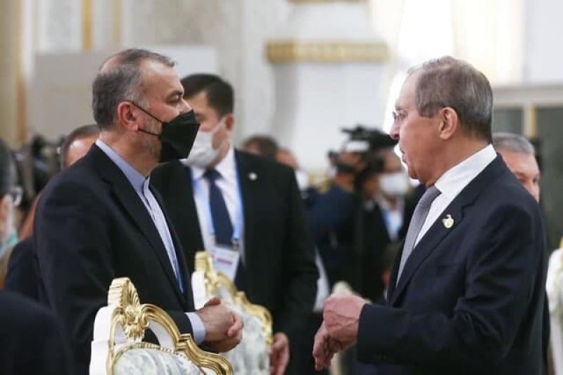دیدار وزیران خارجه ایران و روسیه در تاجیکستان 