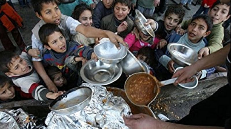 نیمی از جمعیت غزه در حال از گرسنگی مردن هستند 
