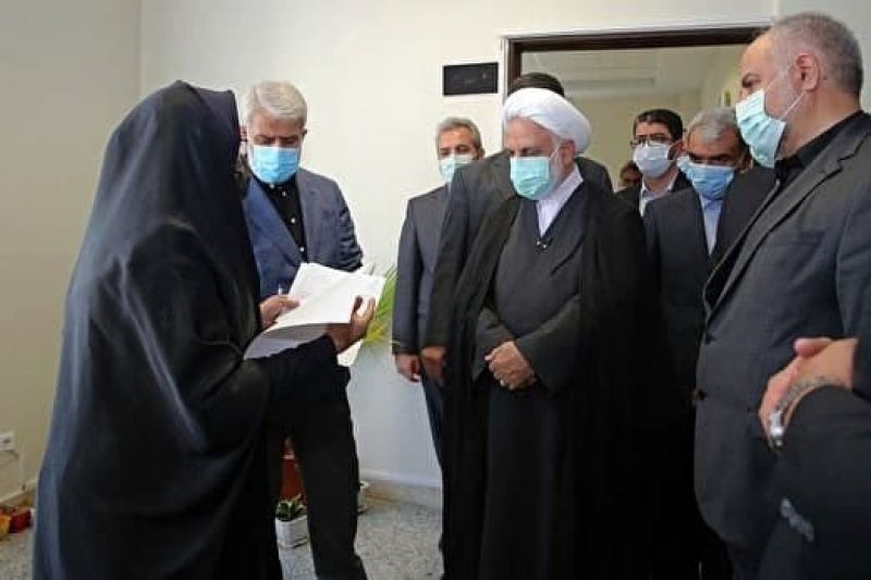  بازدید رئیس دستگاه قضا از مجتمع قضایی قدس تهران