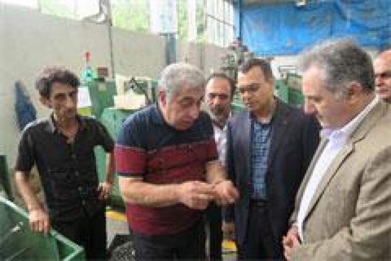 بازدید عضو هیات مدیره بانک صنعت و معدن از سه واحد صنعتی استان مازندران